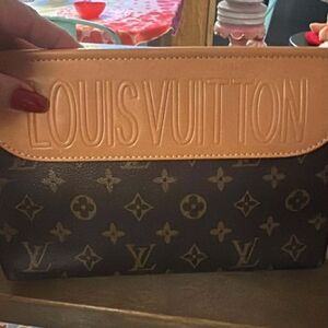 Louis Vuitton Brown and Tan Crossbody Bag